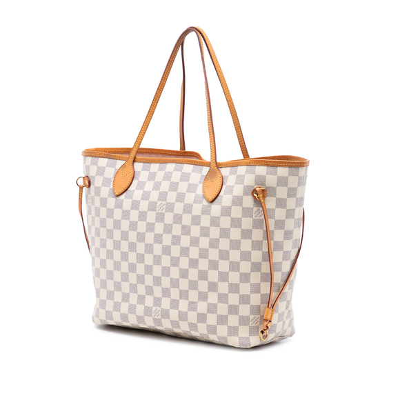 Pre-Loved Louis Vuitton Damier Azur Neverfull MM - Picture 2 of 7